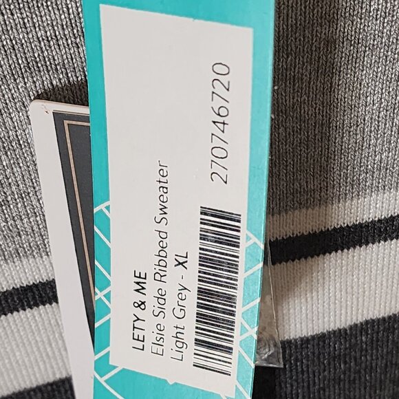 Lety & Me Elsie Ribbed Sweater – XL NWT - Picture 10 of 12